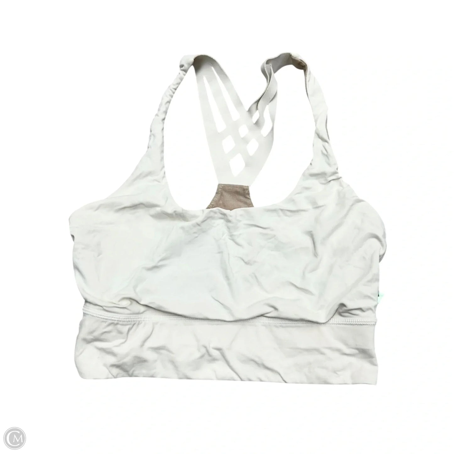 Athletic Bra By Lululemon In Ivory, Size: M