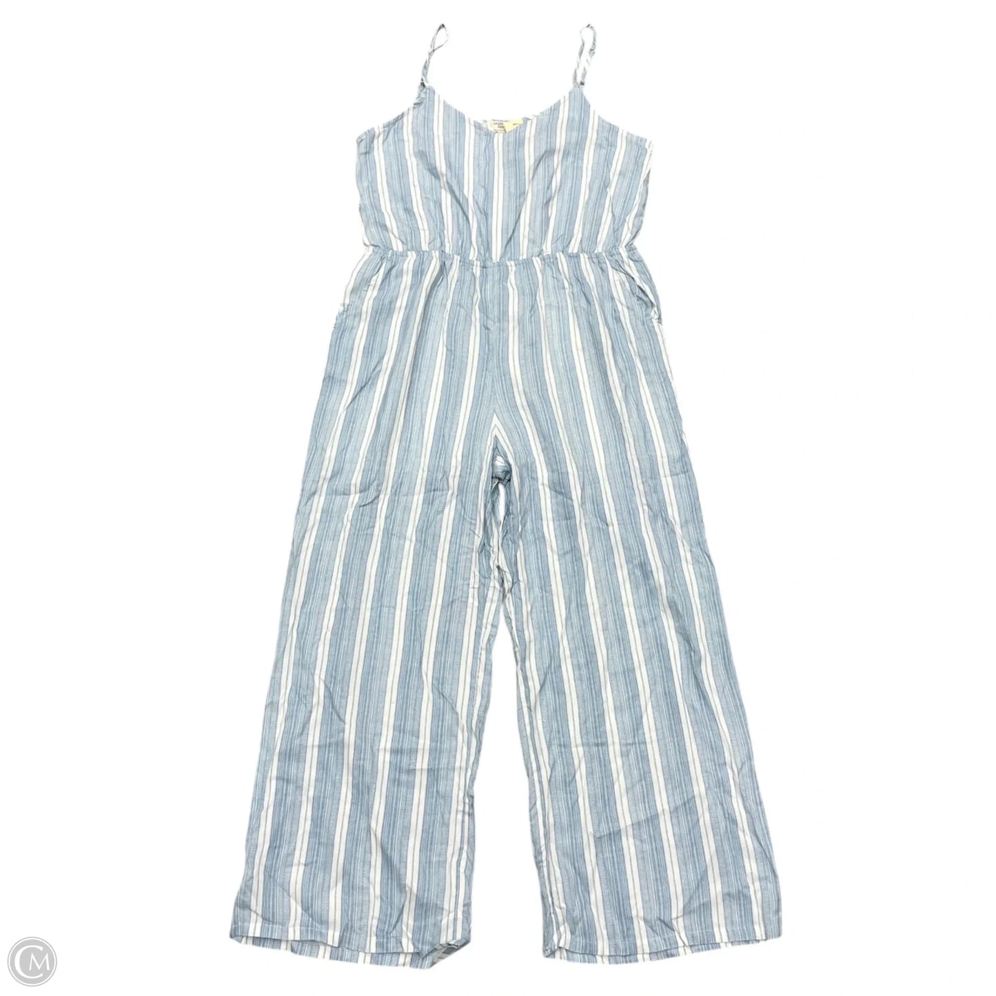 Jumpsuit By Dizzy Lizzy In Blue & White, Size: L