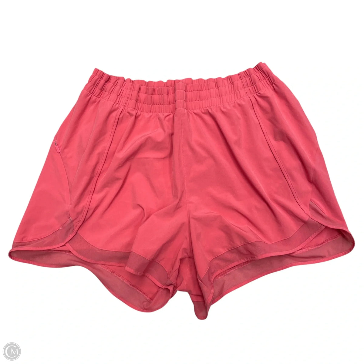 Athletic Shorts By Athleta In Pink, Size: 1x