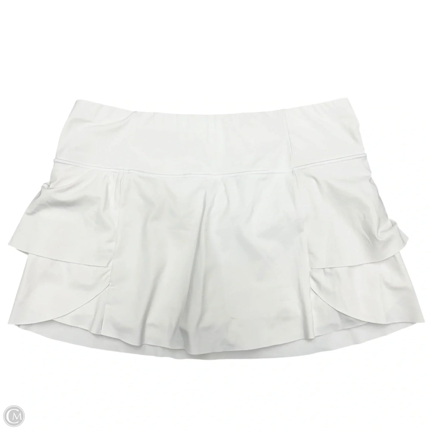 Athletic Skort By Athleta In White, Size: L