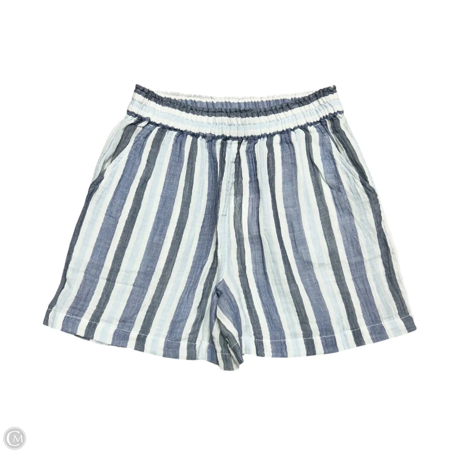 Shorts By Beachlunchlounge In Blue & White, Size: S