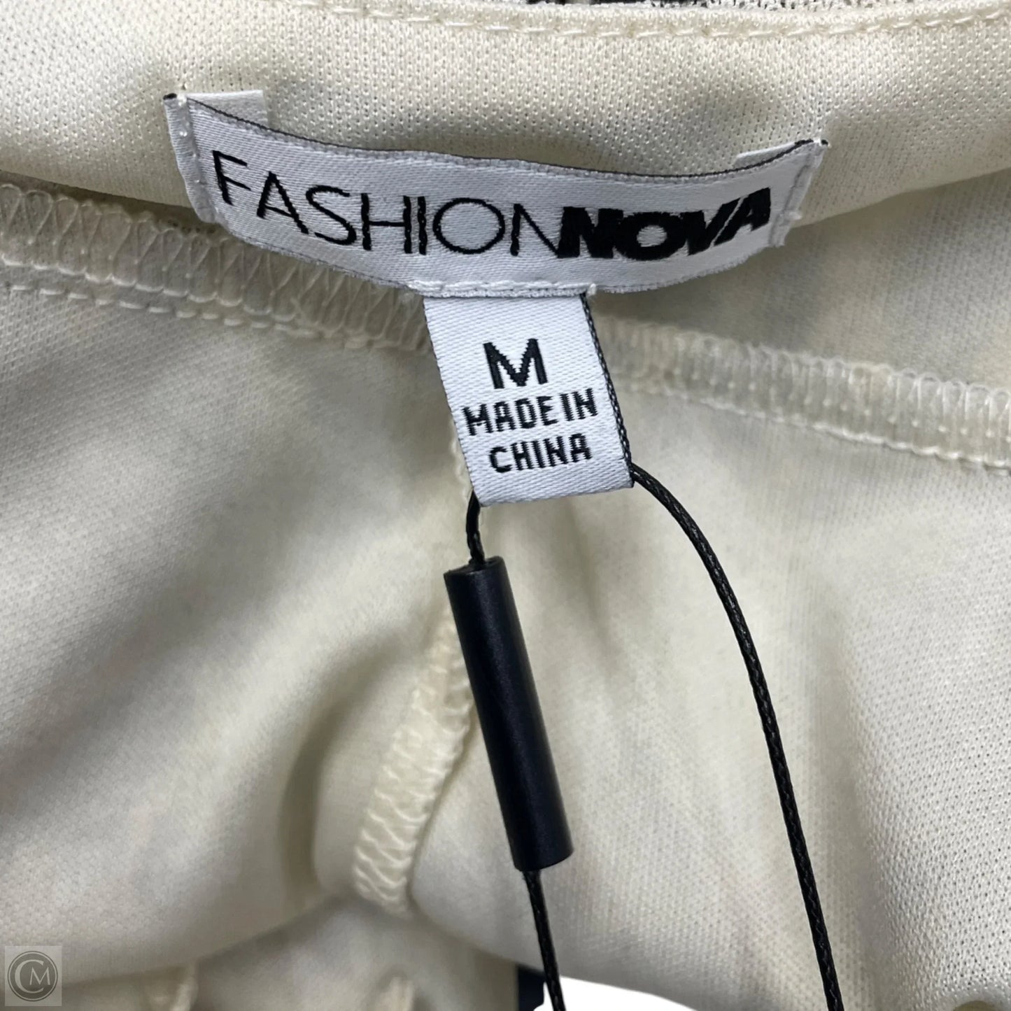 Jumpsuit By Fashion Nova In Black & Cream, Size: M