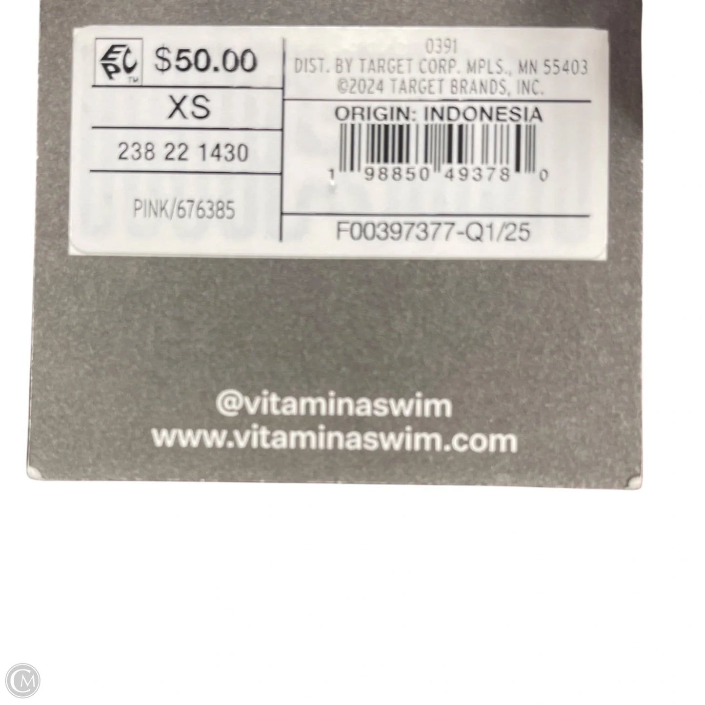 Swimsuit By Vitamin A In Red, Size: Xs