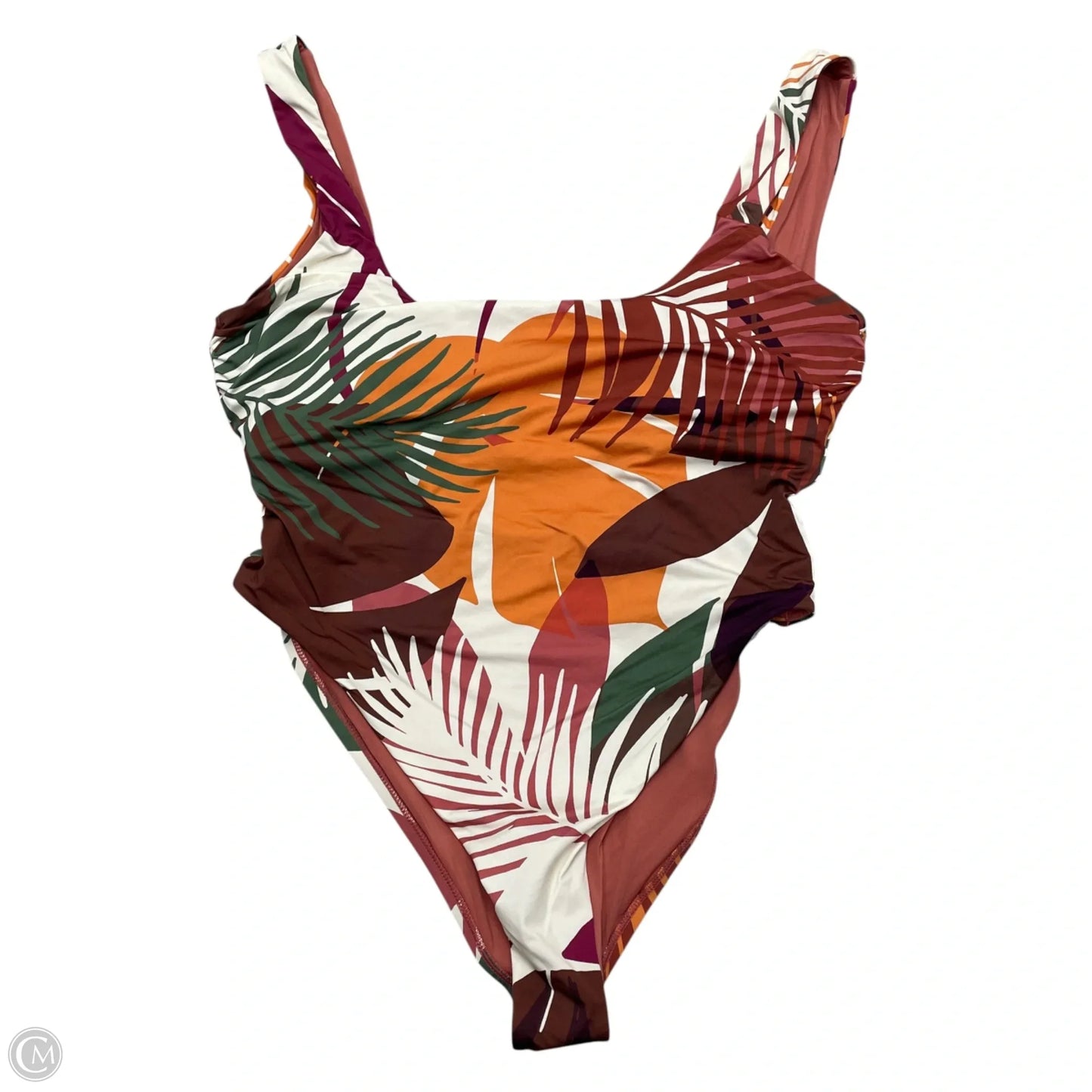Swimsuit By Vitamin A In Tropical Print, Size: Xl