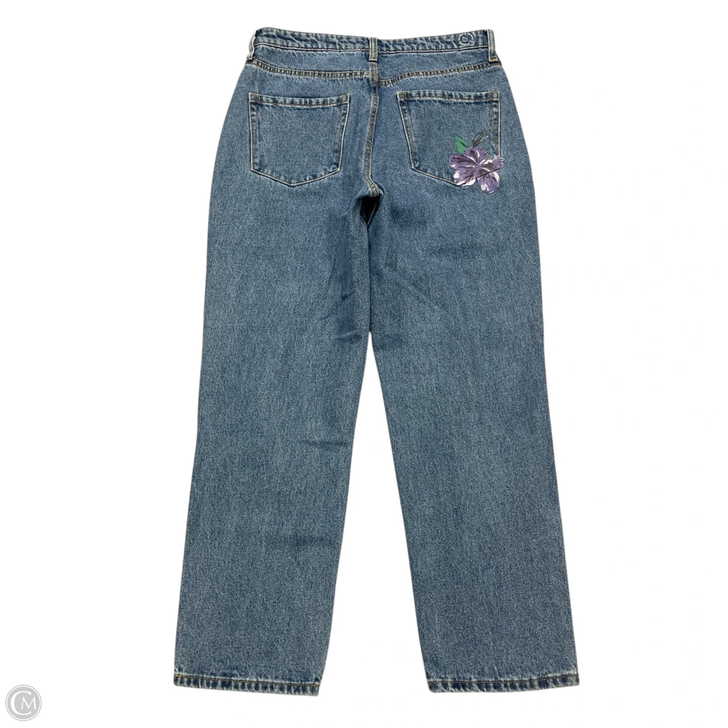 Jeans Straight By Clothes Mentor In Blue Denim, Size: 8
