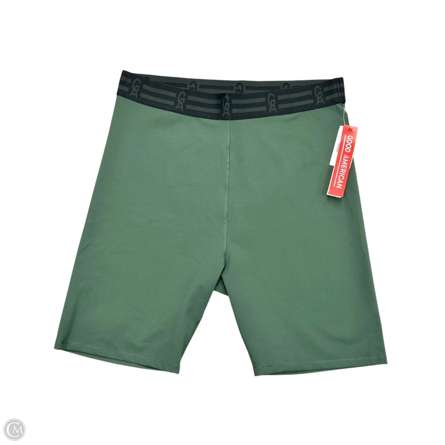 Athletic Shorts By Good American In Green, Size: Xl