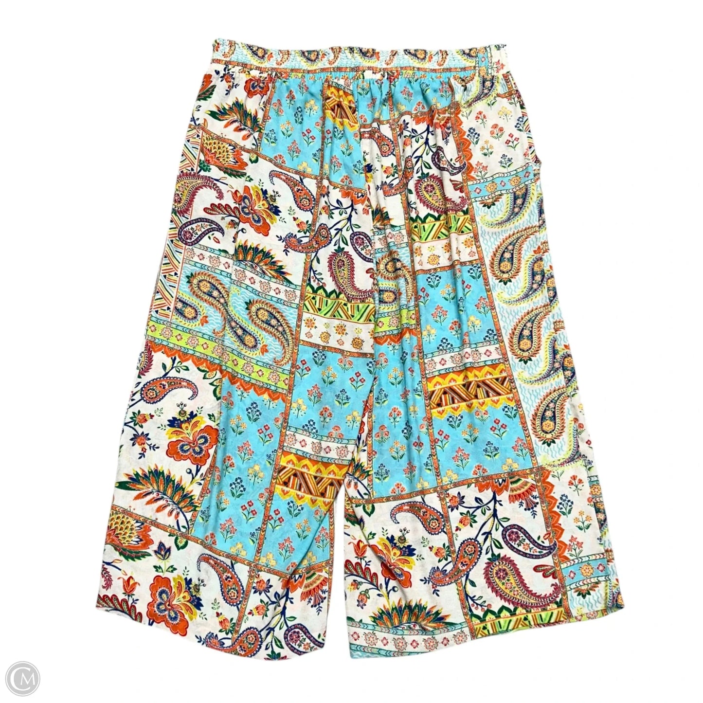 Pants Wide Leg By Rose And Olive In Blue & Orange, Size: 3x