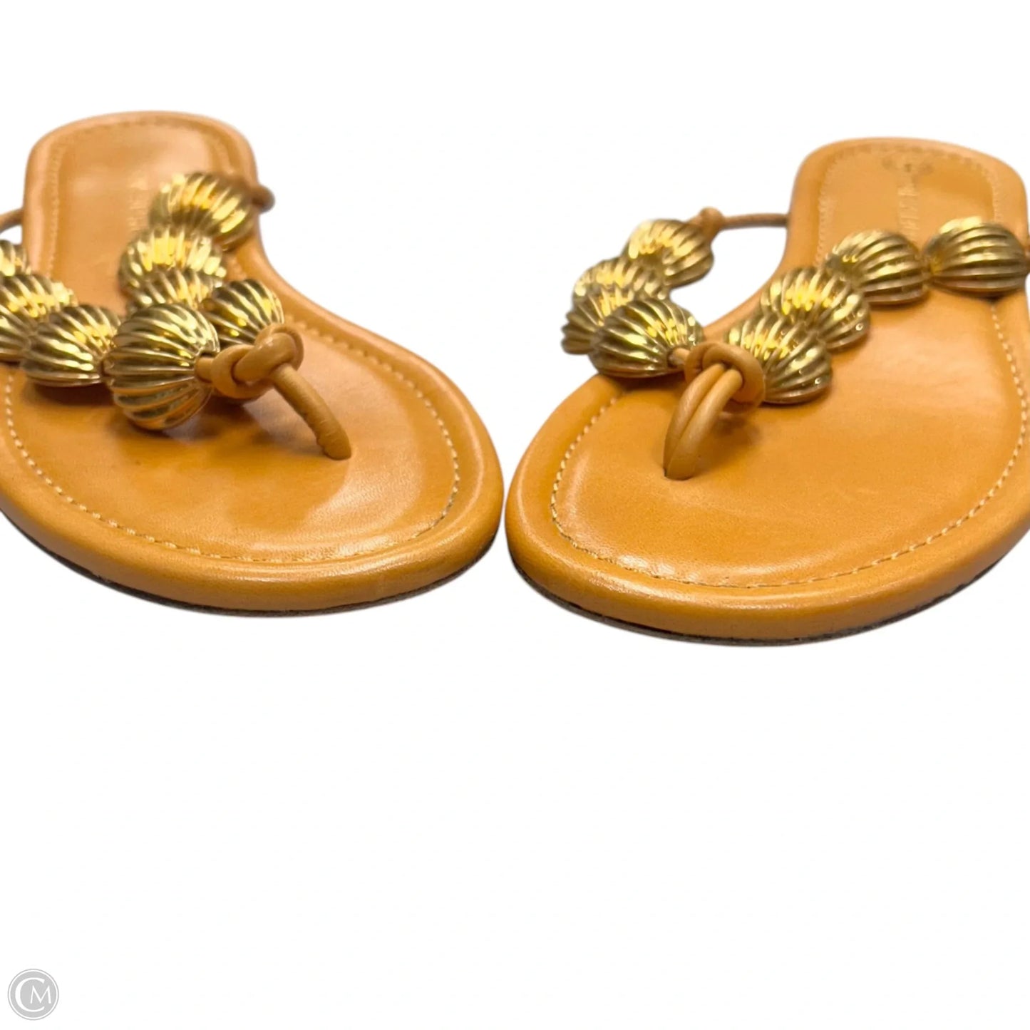 Sandals Designer By Tory Burch In Orange, Size: 7.5