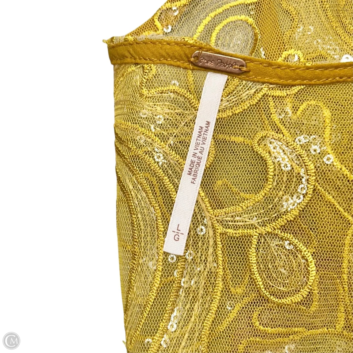 Dress Party Short By Free People In Yellow, Size: L