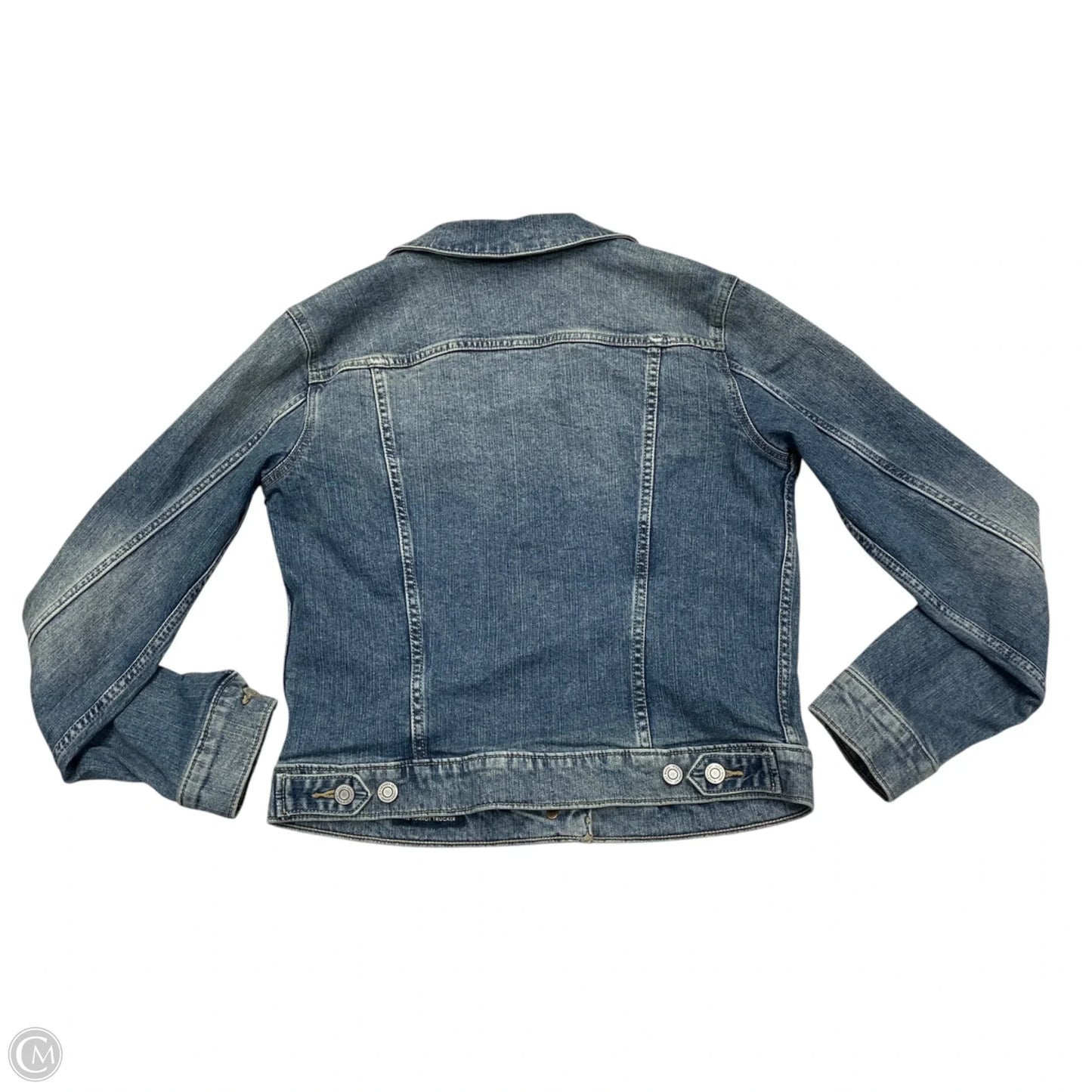 Jacket Denim By Lucky Brand In Blue Denim, Size: S