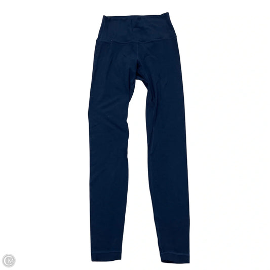 Athletic Leggings By Lululemon In Navy, Size: S