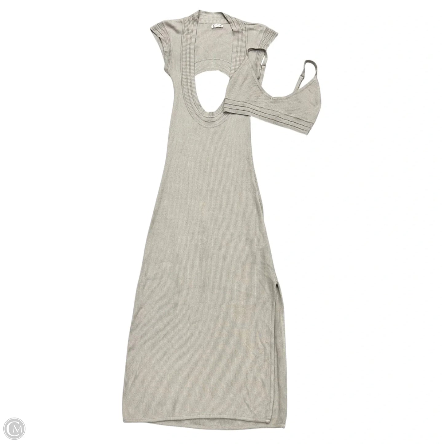 Dress Casual Maxi By Free People In Tan, Size: Xs