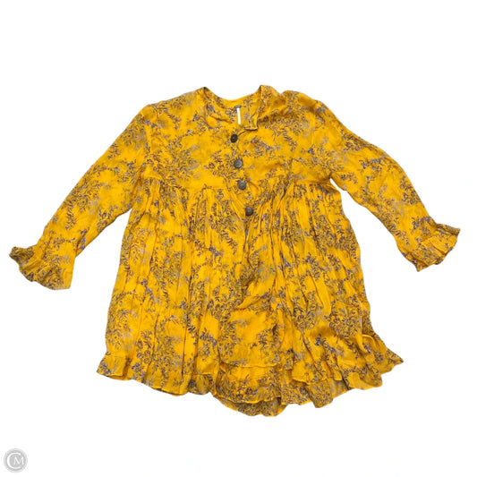 Dress Casual Short By Free People In Orange, Size: Xs