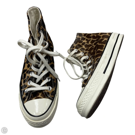 Shoes Sneakers By Converse In Animal Print, Size: 5
