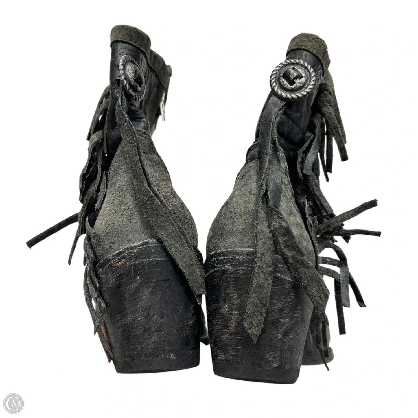Boots Leather By Mexicana In Grey, Size: 6