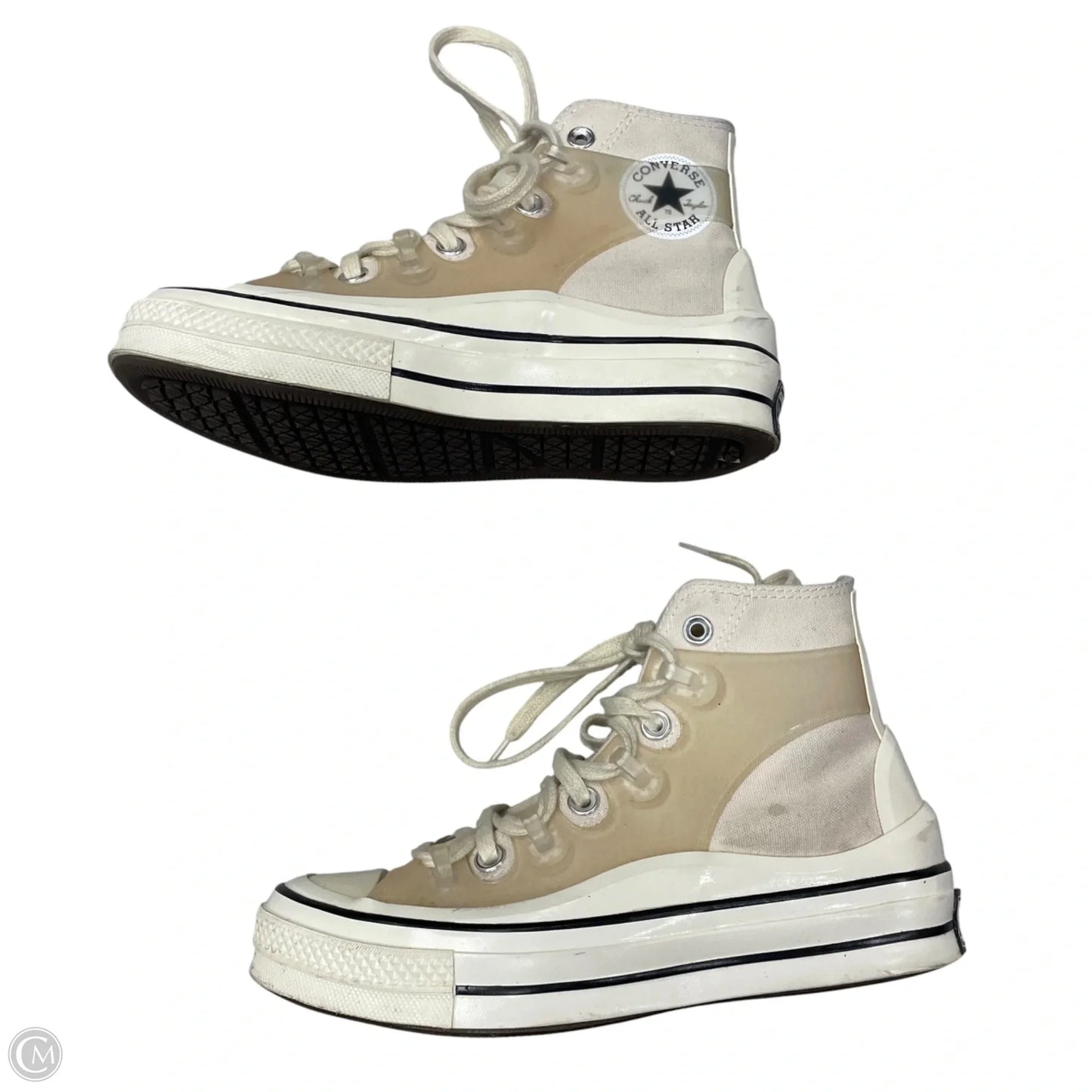Shoes Sneakers Platform By Converse In Beige, Size: 5.5