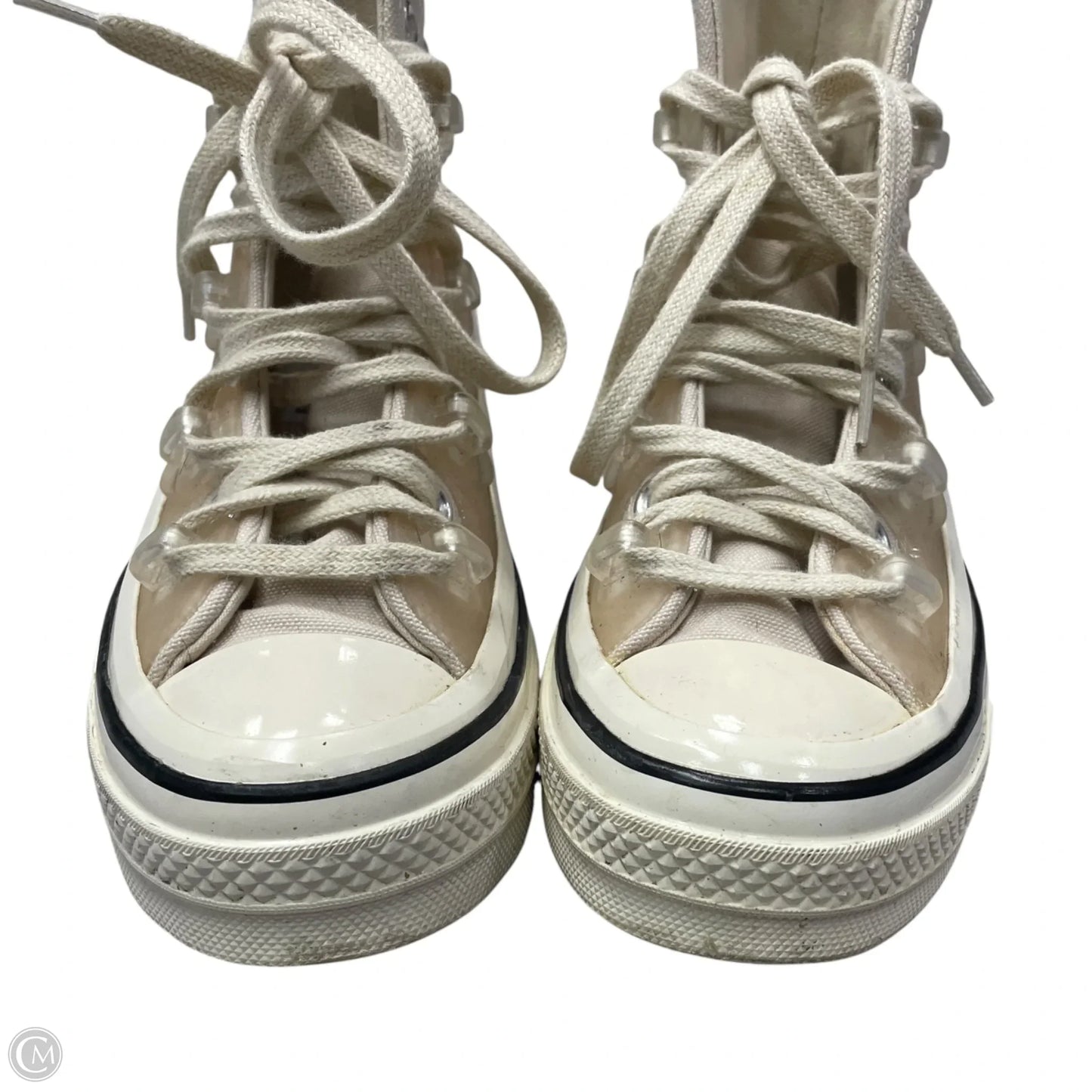 Shoes Sneakers Platform By Converse In Beige, Size: 5.5