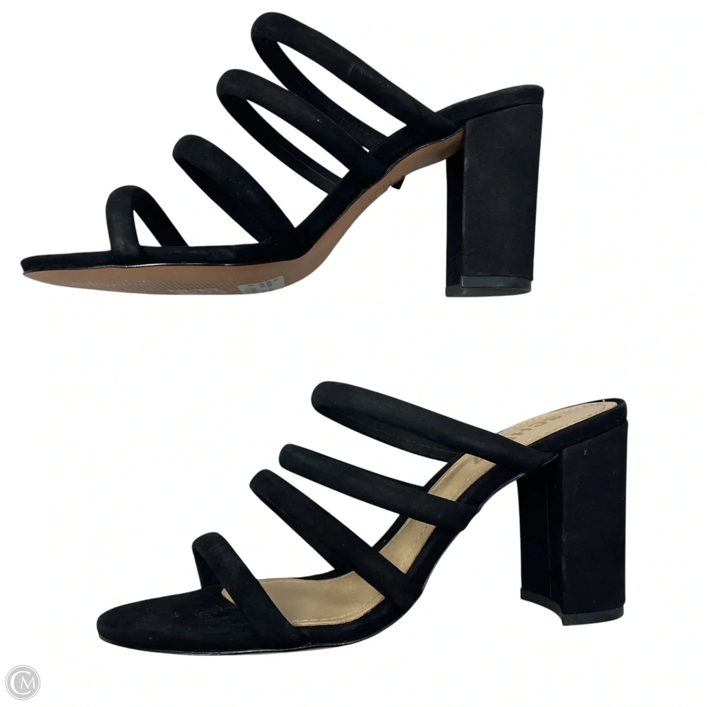 Sandals Heels Block By Schutz In Black, Size: 5.5