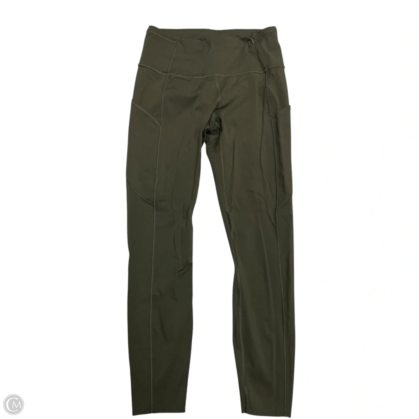 Athletic Leggings By Lululemon In Green, Size: S