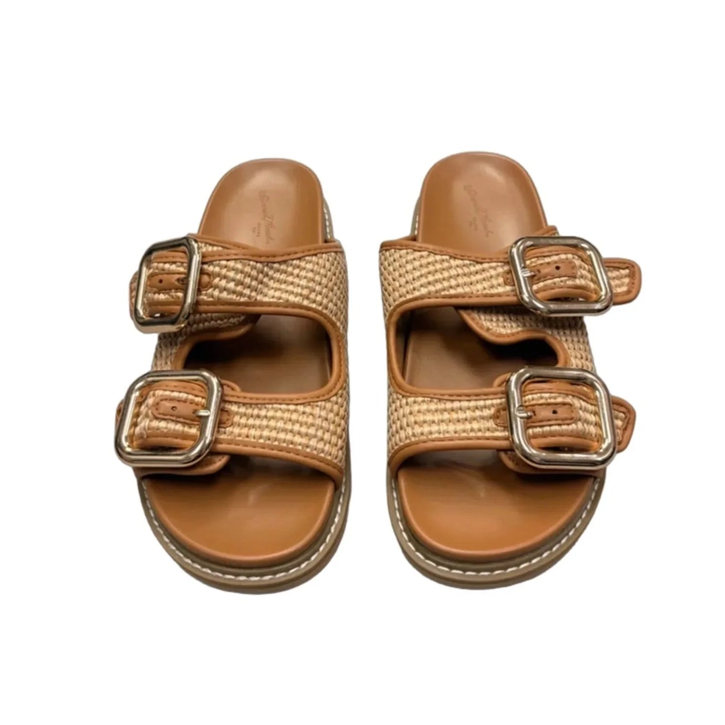 Sandals Flats By Universal Thread In Tan, Size: 8