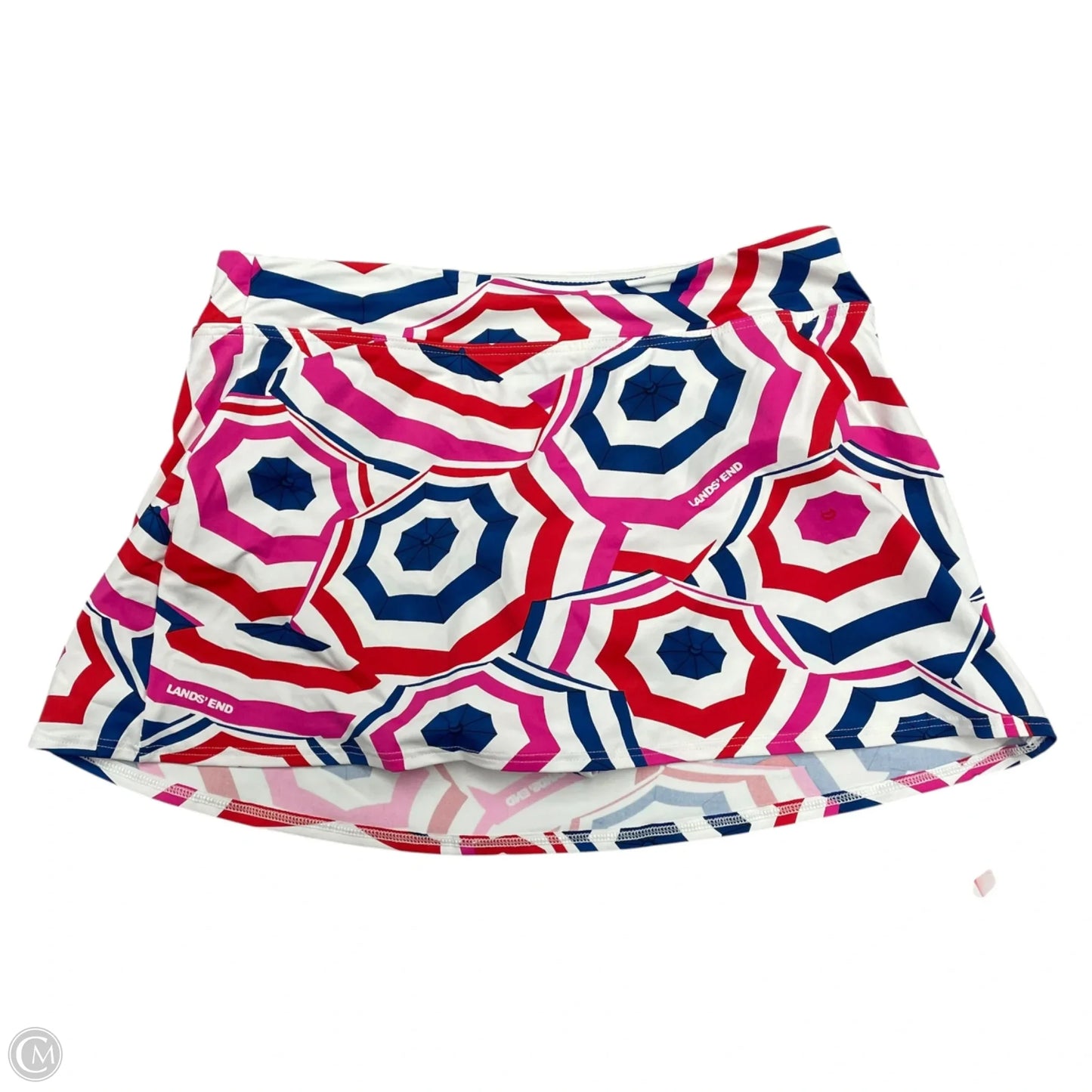 Swimsuit Bottom By Lands End In Blue Red & White, Size: M