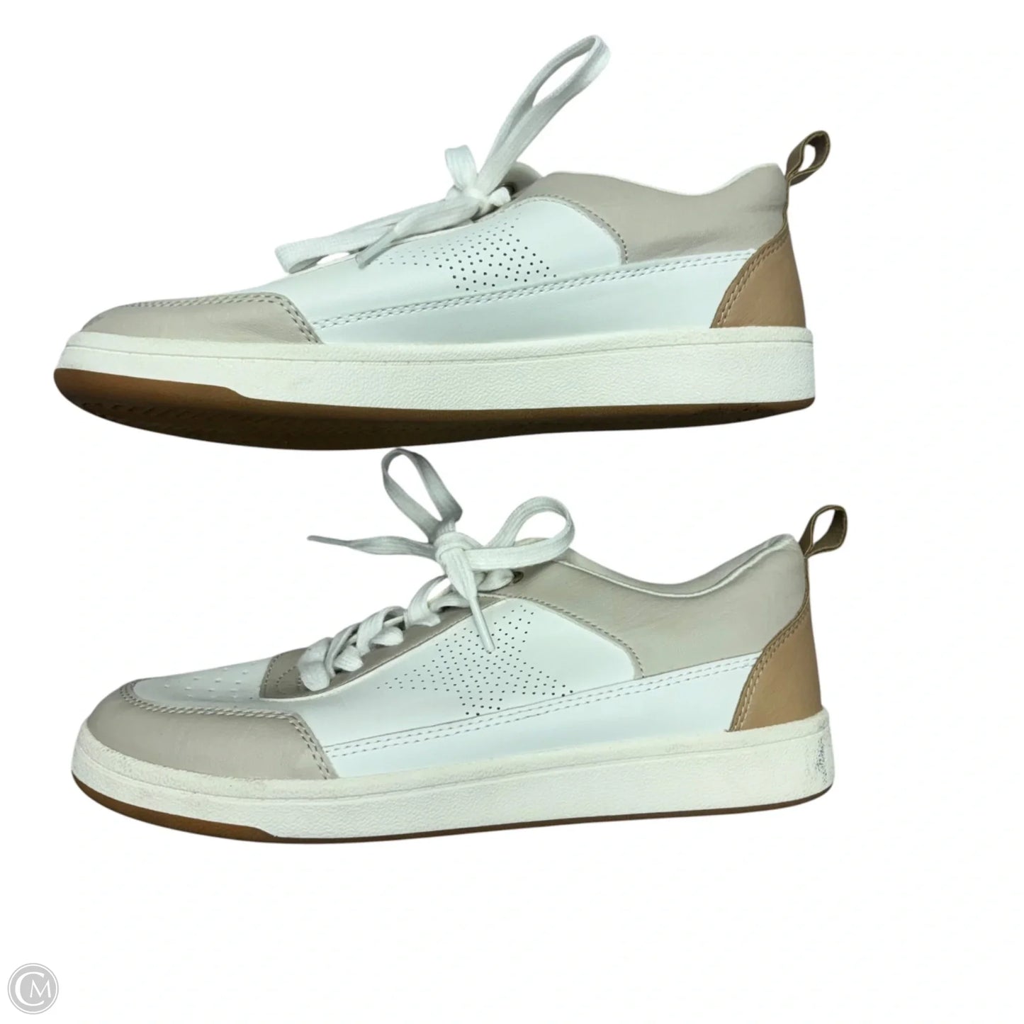 Shoes Sneakers By Universal Thread In Tan & White, Size: 8