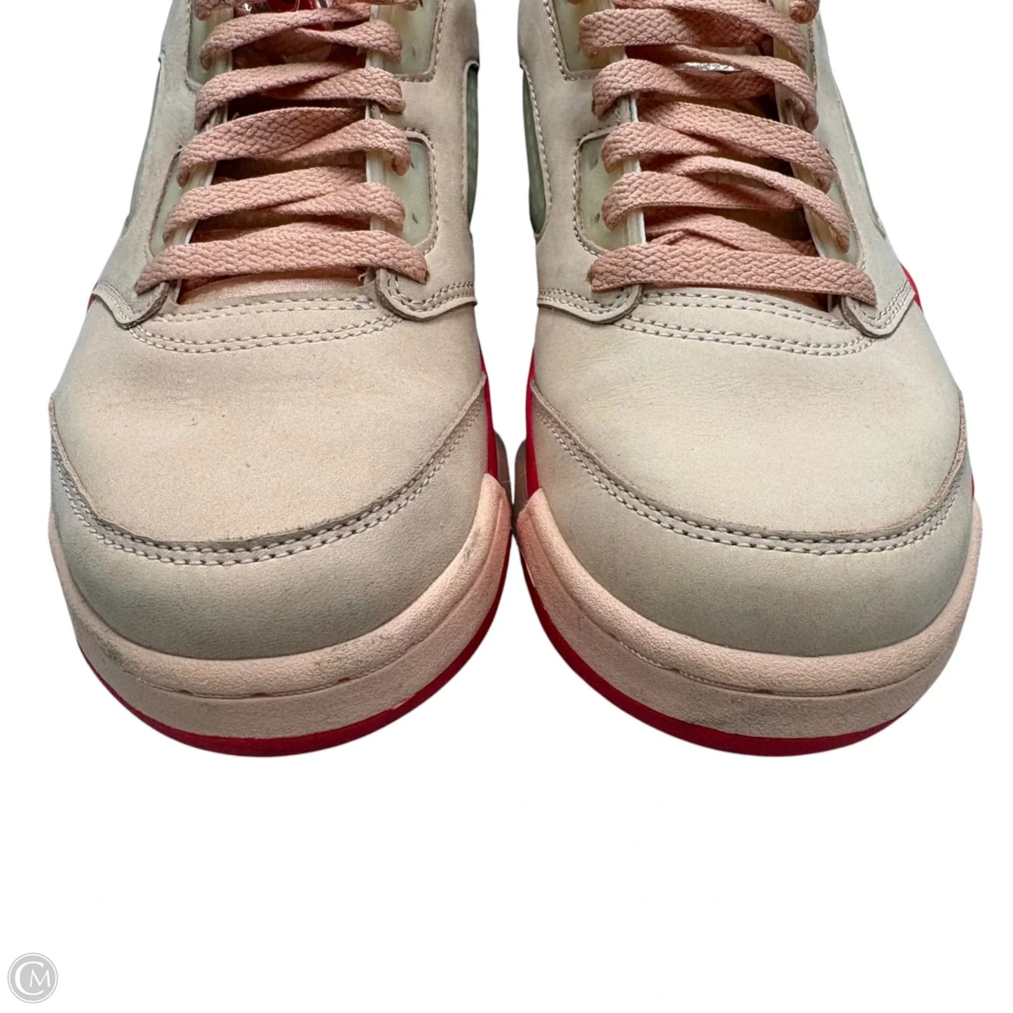 Shoes Luxury Designer By Jordan In Pink, Size: 8