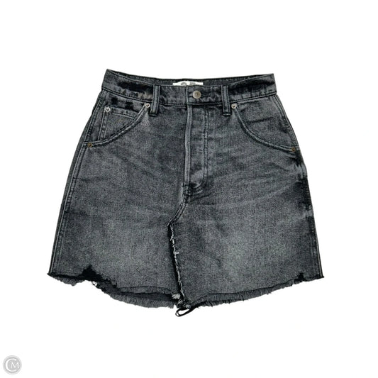 Skirt Mini & Short By We The Free In Black Denim, Size: 0