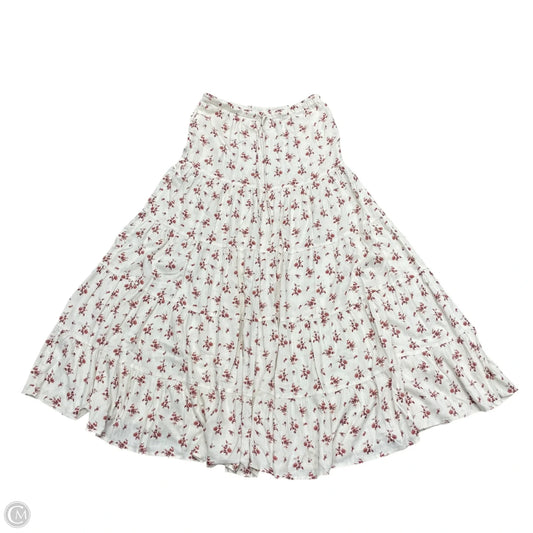 Skirt Maxi By Free People In Red & Tan, Size: Xxl