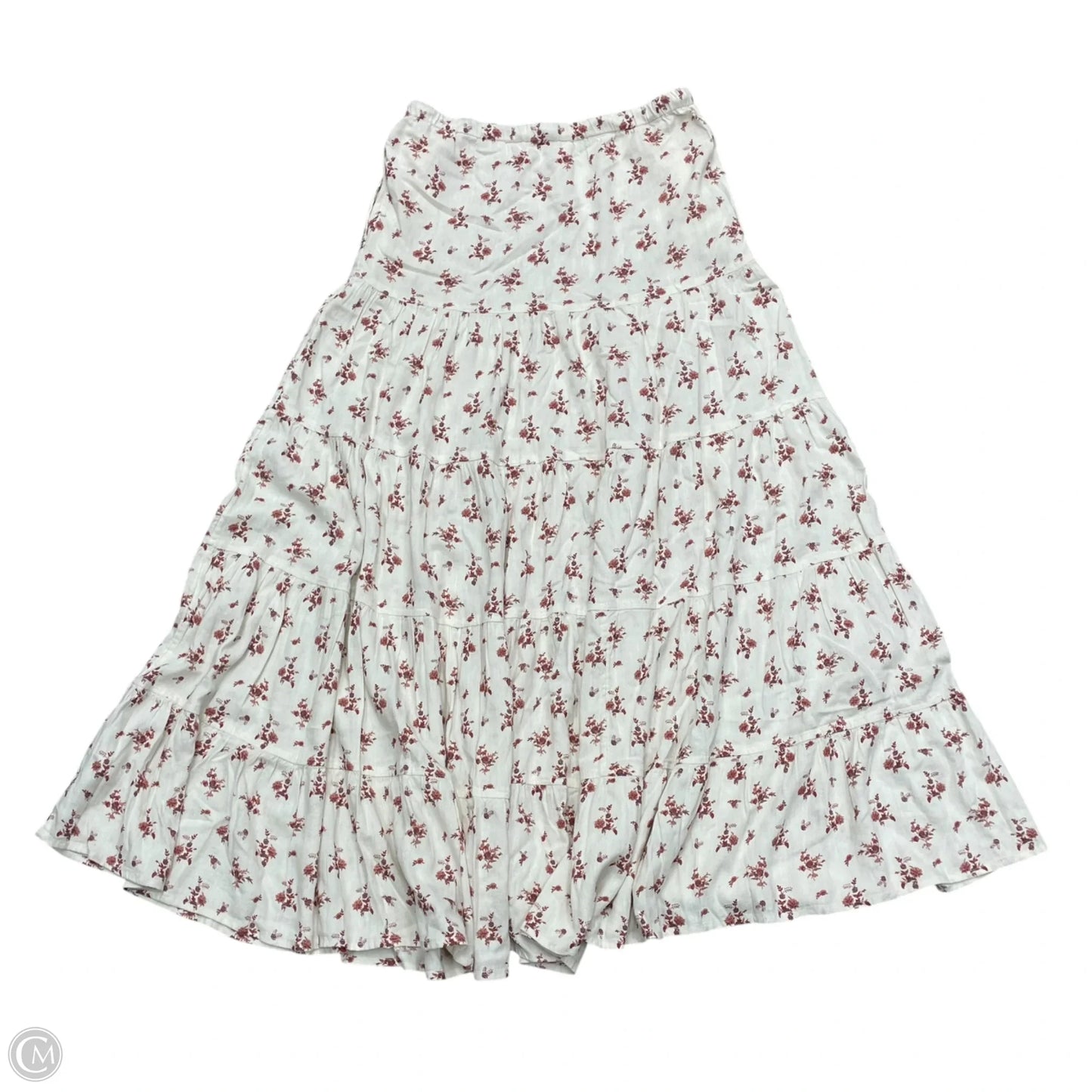Skirt Maxi By Free People In Red & Tan, Size: Xxl