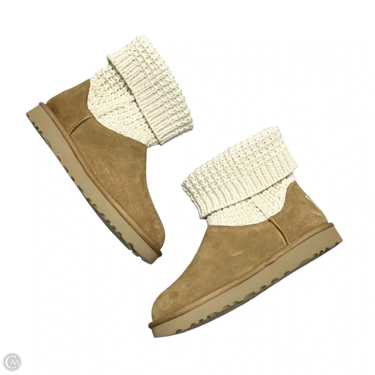 Boots Designer By Ugg In Brown, Size: 7