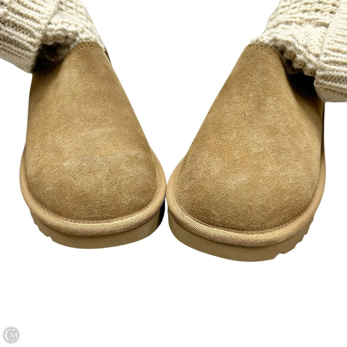 Boots Designer By Ugg In Brown, Size: 7