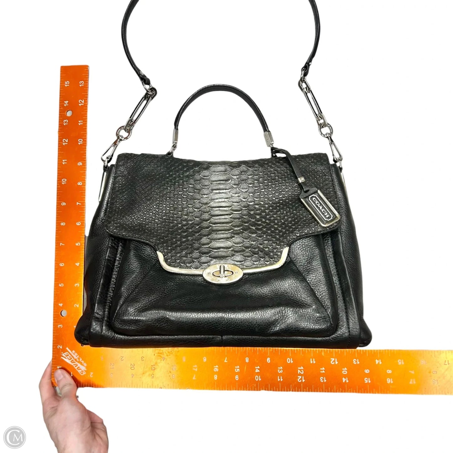 Handbag Designer By Coach, Size: Large