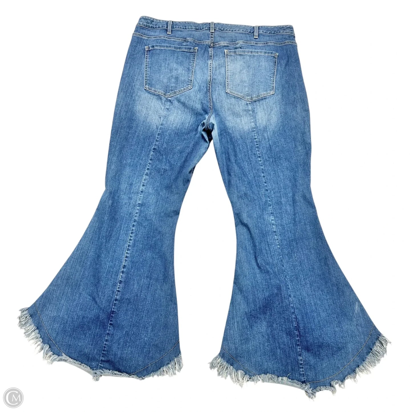 Jeans Flared By Lane Bryant In Blue Denim, Size: 24