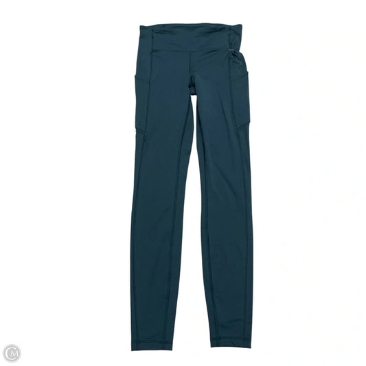 Athletic Leggings By Lululemon In Green, Size: S