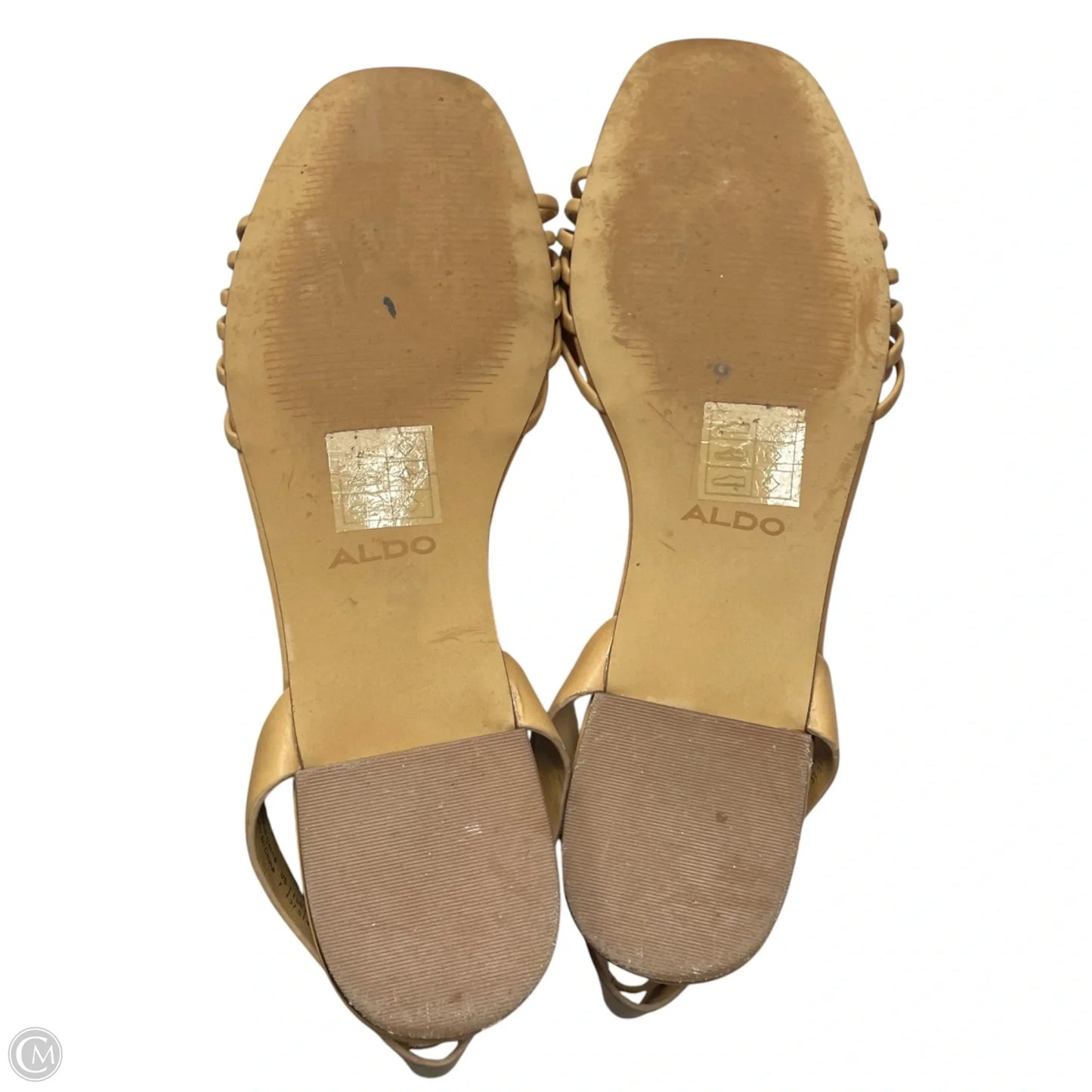 Sandals Flats By Aldo In Tan, Size: 7