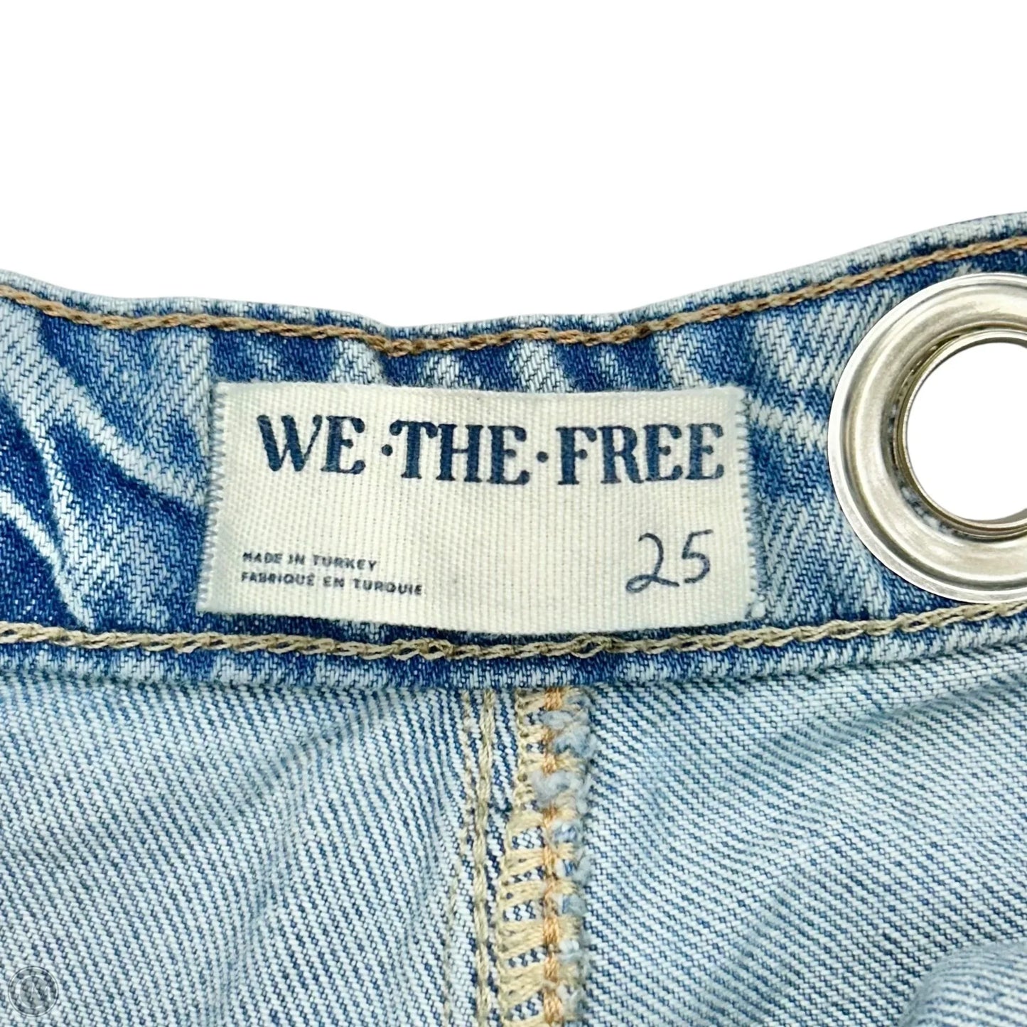 Jeans Straight By We The Free In Blue Denim, Size: 0