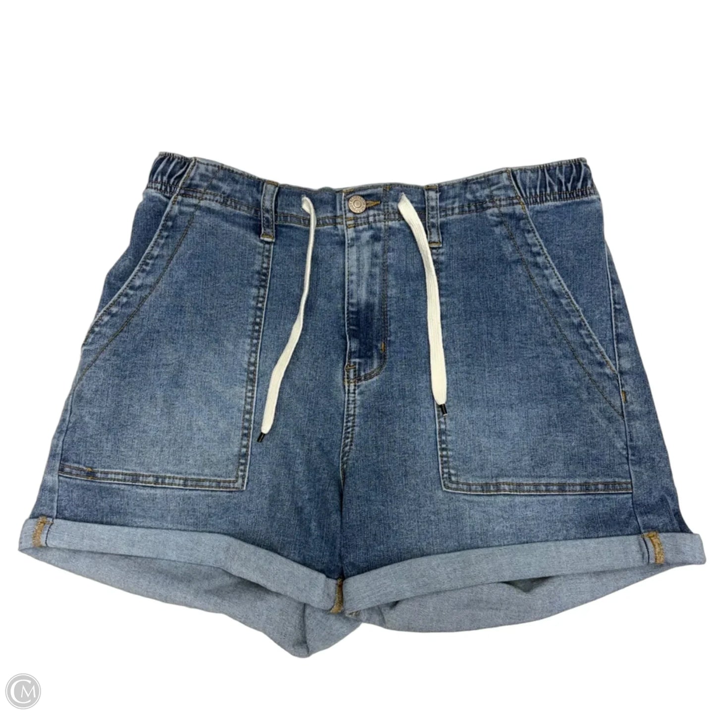 Shorts By Judy Blue In Blue Denim, Size: Xl
