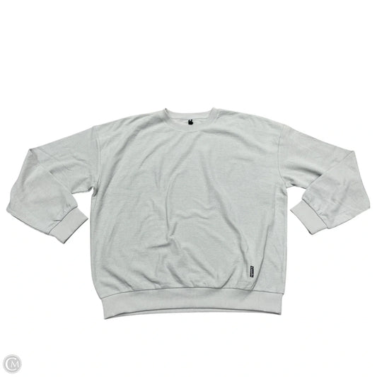 Top Long Sleeve By Comfrt In Grey, Size: 3x