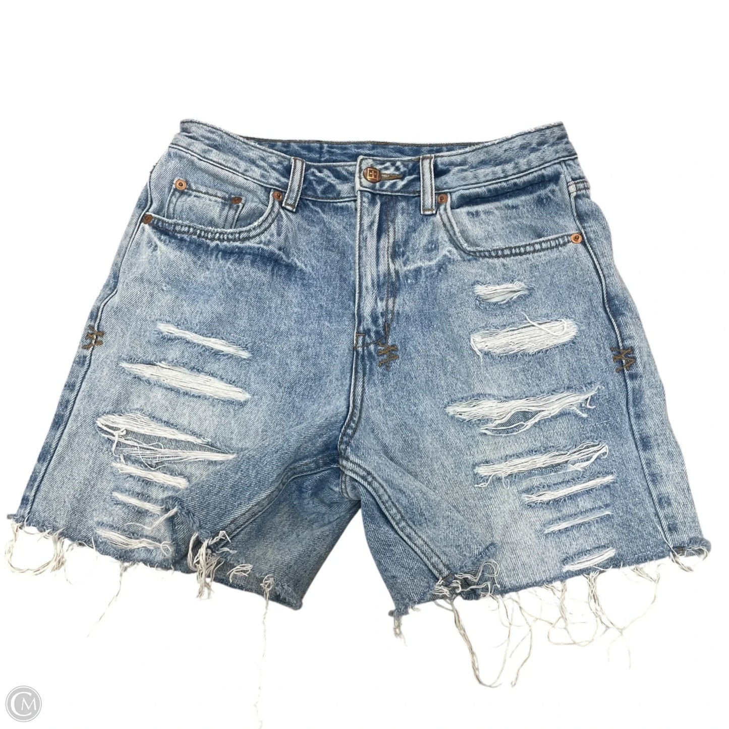 Shorts By Ksubi In Blue Denim, Size: 6
