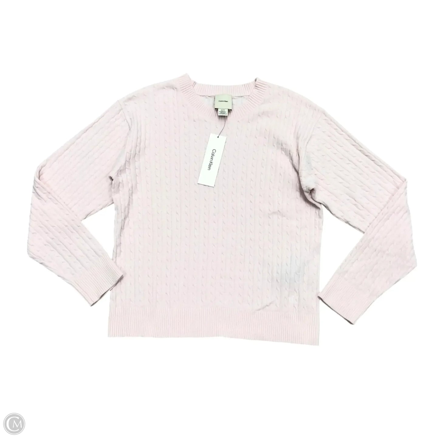 Sweater By Calvin Klein In Pink, Size: S