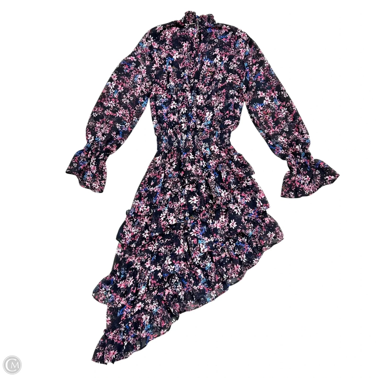 Dress Designer By Misa In Black & Pink, Size: Xs