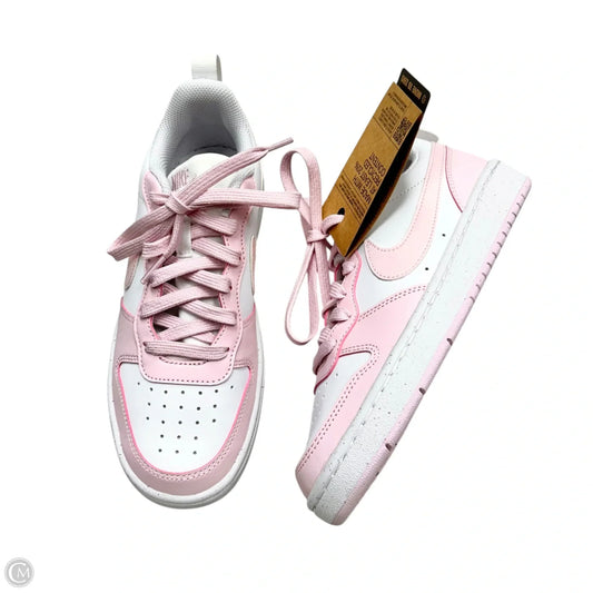 Shoes Sneakers By Nike In Pink & White, Size: 6.5
