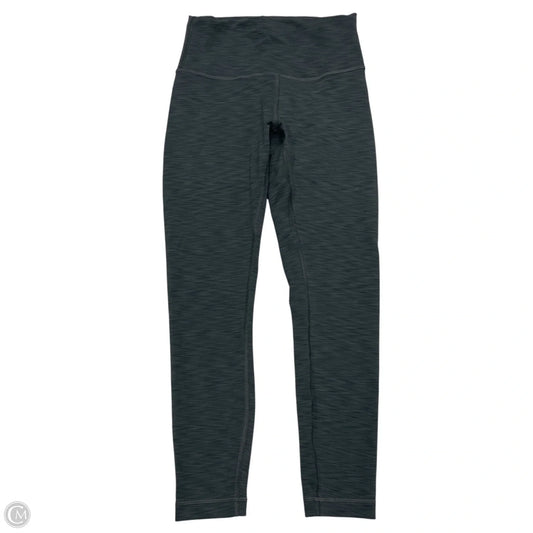 Athletic Leggings By Lululemon In Grey, Size: S