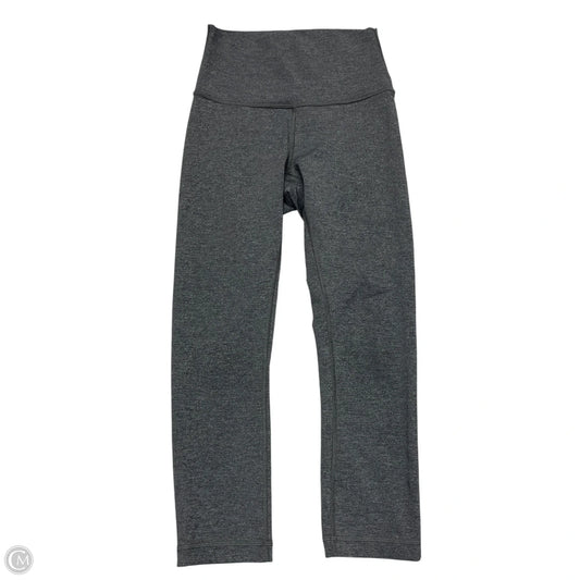 Athletic Leggings By Lululemon In Grey, Size: S