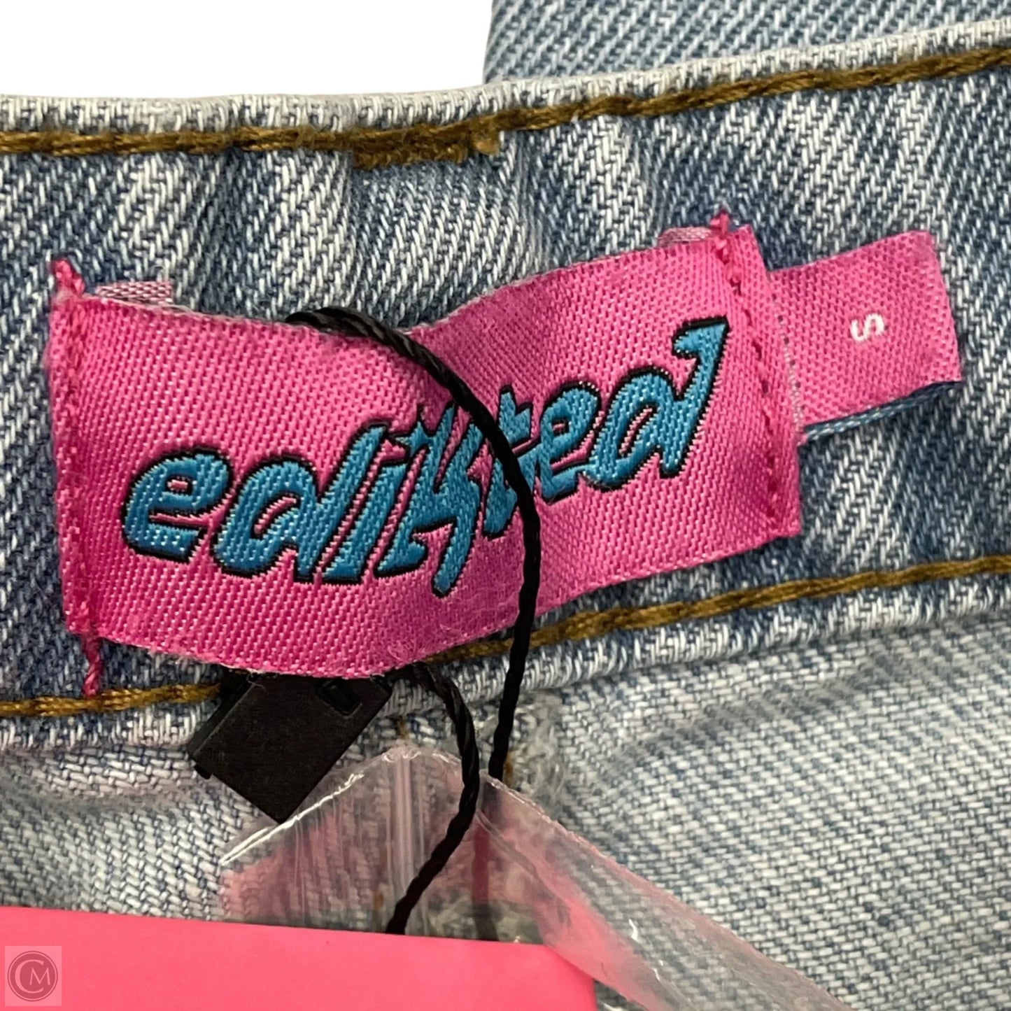 Jeans Wide Leg By Edikted In Blue Denim, Size: S