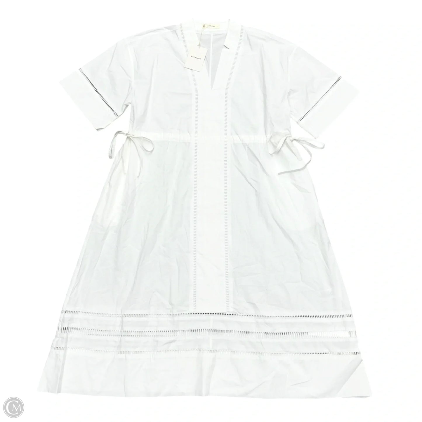 Dress Casual Maxi By Everlane In White, Size: L