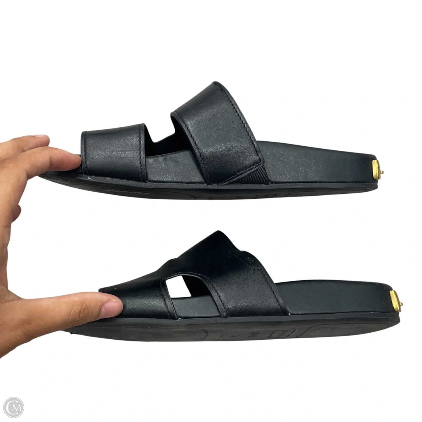 Sandals Flats By Franco Sarto In Black, Size: 8