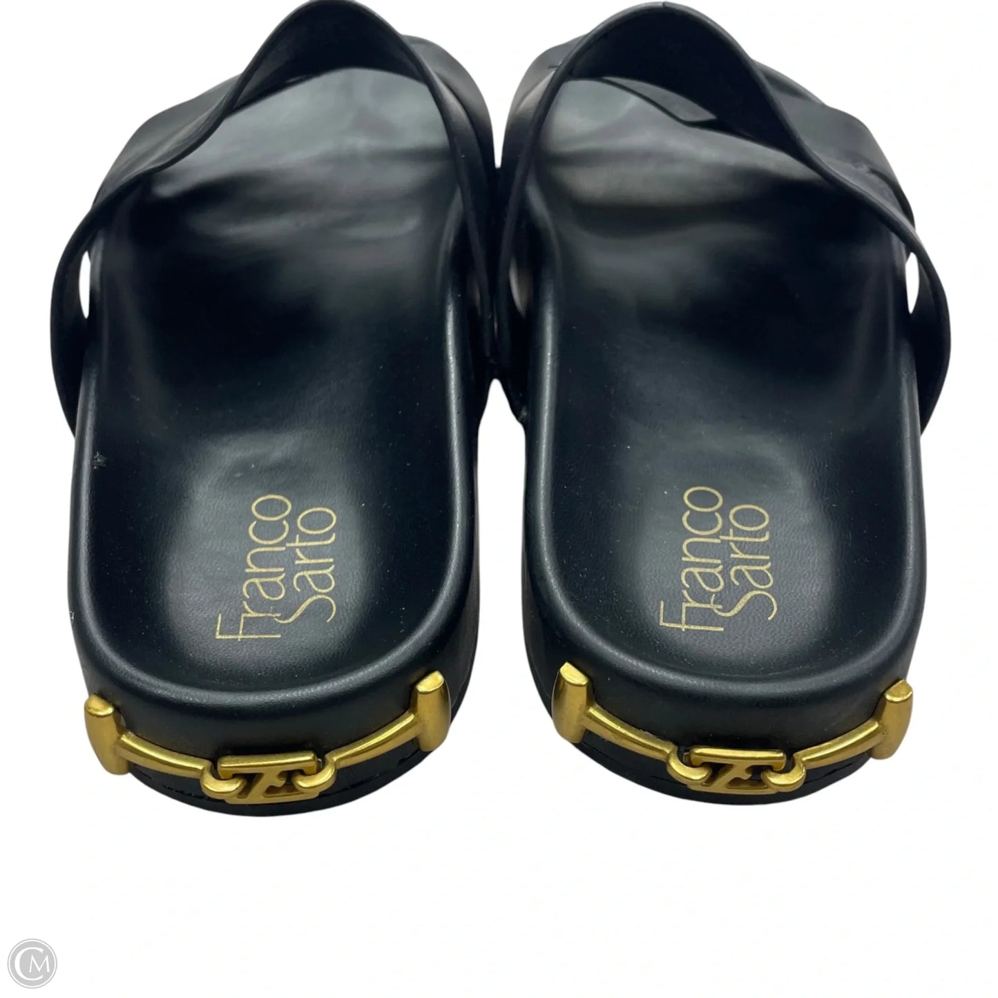 Sandals Flats By Franco Sarto In Black, Size: 8