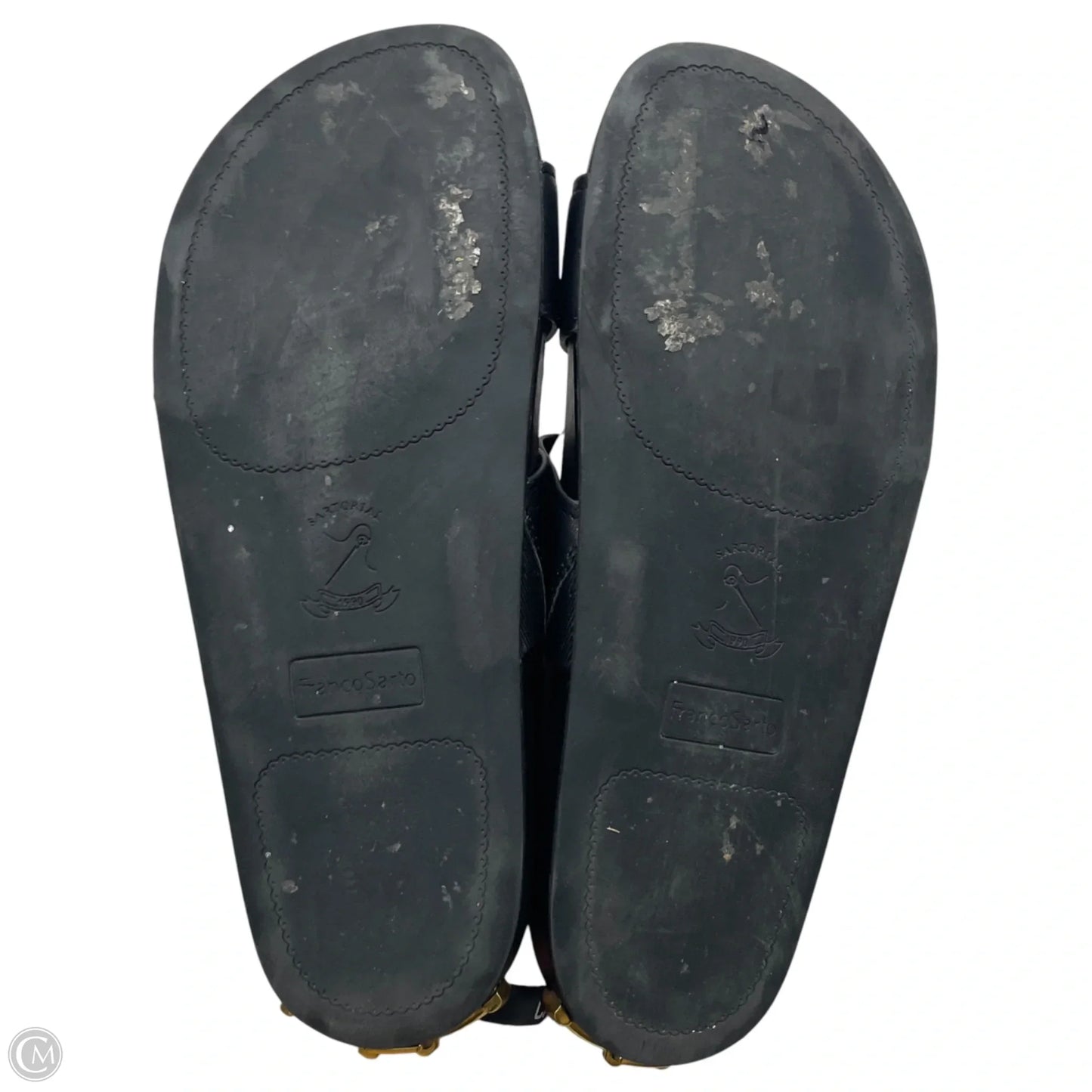 Sandals Flats By Franco Sarto In Black, Size: 8